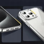 Case For Apple iPhone 15 Pro Case + Glass 9h | CLEAR 2MM - Image 2