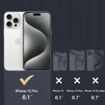 Case For Apple iPhone 15 Pro Case + Glass 9h | CLEAR 2MM - Image 3