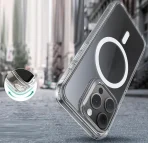 Case For iPhone 15 PRO MAX Case + Glass 9H REINFORCED 360° to MAGSAFE CLEAR - Image 4