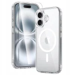 Case For iPhone 16 Plus Case + Glass 9H REINFORCED 360° to MAGSAFE CLEAR