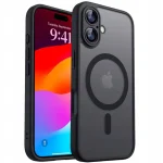 IPHONE 17 CASE FOR MAGSAFE REINFORCED 360° MATT CASE MATTE + 9H GLASS