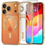 CASE FOR IPHONE 17 PRO MAX FOR MAGSAFE CAMERA PROTECTION + 9H TEMPERED GLASS - Image 4