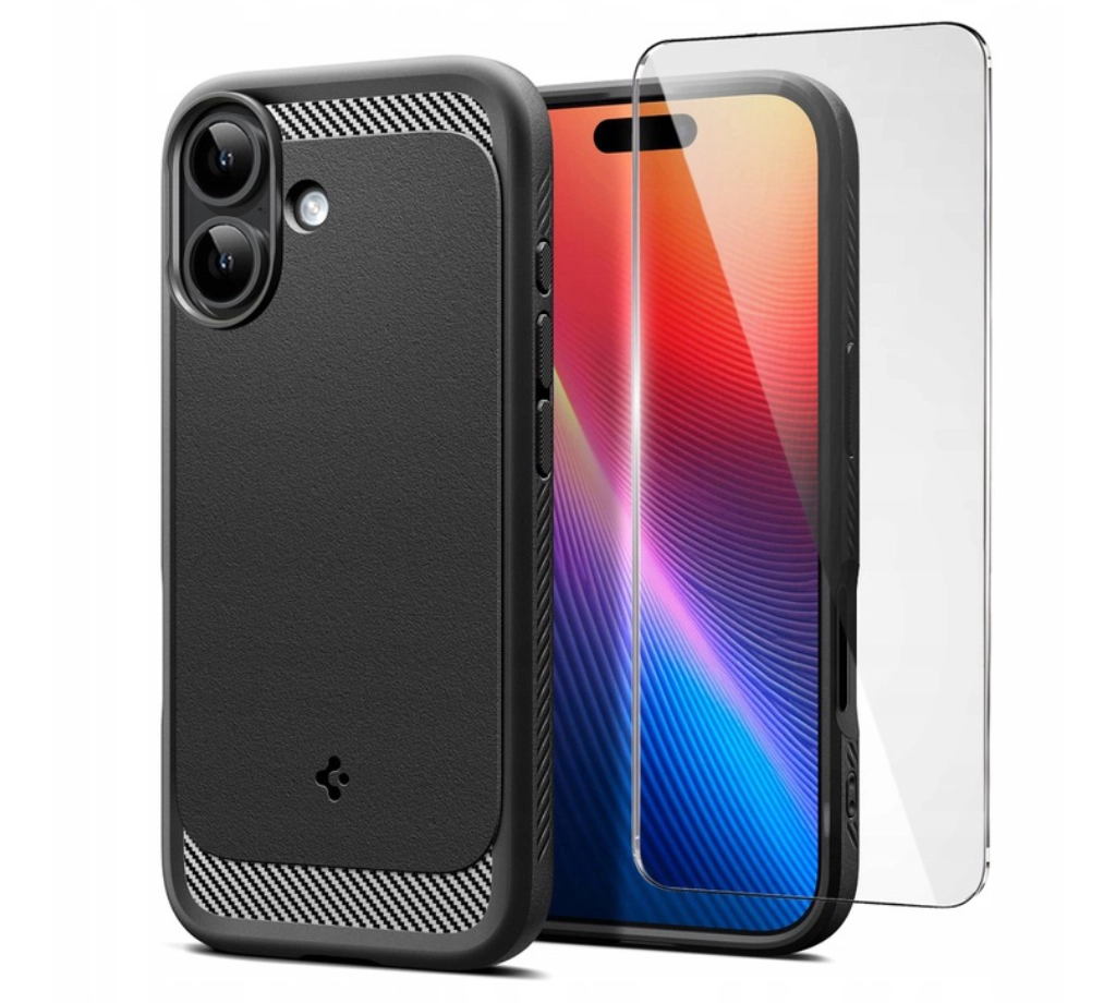 Etui-do-iPhone-17-Spigen-Rugged-Armor-do-MagSafe-case-obudowa-Szklo-main Case for iPhone 17, Spigen Rugged Armor for MagSafe case + Glass - Image 1