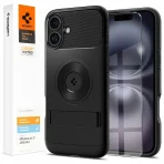 Case + Glass for iPhone 16, Spigen Slim Armor MagFit, case for MagSafe - Image 8