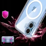 360° REINFORCED CASE for iPhone 16 Case + 2x Glass 9H for MAGSAFE CLEAR - Image 3