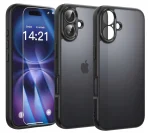 Case REINFORCED for Apple iPhone 17 + GLASS BLACK CASE