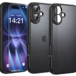 Case REINFORCED for Apple iPhone 17 + GLASS BLACK CASE