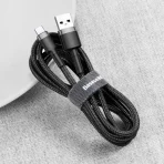 Baseus Cafule Cable durable nylon cable USB / USB-C QC 3.0 3 A 0.5 m black CATKLF-AG1 - Image 8