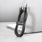 Baseus Cafule Cable durable nylon cable USB / USB-C QC 3.0 3 A 0.5 m black CATKLF-AG1 - Image 7