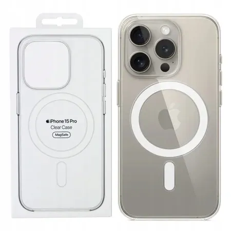 ORIGINAL CLEAR CASE CASE APPLE IPHONE 15 PRO MAGSAFE TRANSPARENT