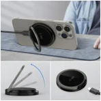 TECH-PROTECT QI15W-A33 MAGNETIC MAGSAFE WIRELESS CHARGER BLACK - Image 2