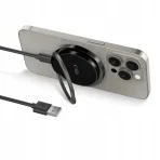 TECH-PROTECT QI15W-A33 MAGNETIC MAGSAFE WIRELESS CHARGER BLACK - Image 9