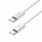 TECH-PROTECT ULTRABOOST CLASSIC TYPE-C CABLE PD 60W/3A 100CM WHITE - Image 2