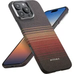 PITAKA Tactile Woven Case - Sunset for iPhone 16 Pro Max - Image 2